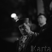 1966, Wrocław, Polska.
Obchody XX-lecia utworzenia Uniwersytetu Wrocławskiego. Rektor Alfred Jahn.
Fot. Irena Jarosińska, zbiory Ośrodka KARTA