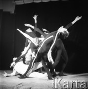 1966, Wrocław, Polska.
Przedstawienie studenckiego teatru pantomimy 