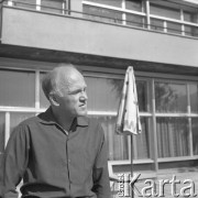 lata 60-te, Zakopane, Polska.
Światosław Richter  -  światowej sławy pianista rosyjski.
Fot. Irena Jarosińska, zbiory Ośrodka KARTA

