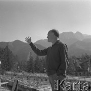 lata 60-te, Zakopane, Polska.
Światosław Richter  -  światowej sławy pianista rosyjski.
Fot. Irena Jarosińska, zbiory Ośrodka KARTA


