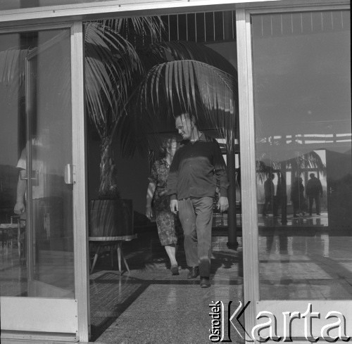lata 60-te, Zakopane, Polska.
Światosław Richter  -  światowej sławy pianista rosyjski.
Fot. Irena Jarosińska, zbiory Ośrodka KARTA

