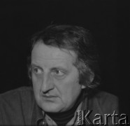 lata 60-te, Warszawa, Polska
Dziennikarz Jerzy Iwaszkiewicz 
Fot. Irena Jarosińska, zbiory Ośrodka KARTA