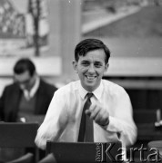 Lata 60., Warszawa, Polska.
Międzynarodowe Studium Profilaktyki Dziecięcej w Instytucie Matki i Dziecka.
Fot. Irena Jarosińska, zbiory Ośrodka KARTA