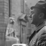 Lata 60., Frankfurt nad Menem, RFN.
Niemiecki tłumacz polskiej literatury Karl Dedicius.
Fot. Irena Jarosińska, zbiory Ośrodka KARTA.