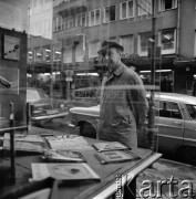 Lata 60., Frankfurt nad Menem, RFN.
Niemiecki tłumacz polskiej literatury Karl Dedicius.
Fot. Irena Jarosińska, zbiory Ośrodka KARTA.