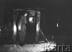 Lata 50., Warszawa, Polska
Milicjant.
Fot. Irena Jarosińska, zbiory Ośrodka KARTA