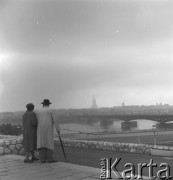 Lata 50., Warszawa, Polska
Widok na lewobrzeżną część miasta ze Stadionu X-lecia.
Fot. Irena Jarosińska, zbiory Ośrodka KARTA