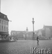 Lata 50., Warszawa, Polska
Plac Zamkowy.
Fot. Irena Jarosińska, zbiory Ośrodka KARTA