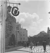Lata 50., Warszawa, Polska
Barbakan.
Fot. Irena Jarosińska, zbiory Ośrodka KARTA