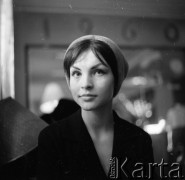 Lata 60., Polska.
Modelka i aktorka Teresa Tuszyńska.
Fot. Irena Jarosińska, zbiory Ośrodka KARTA