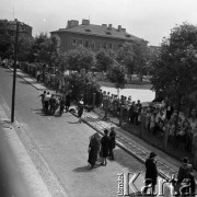 1959, Warszawa, Polska.
Plan zdjęciowy do filmu 