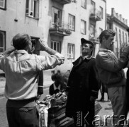 1959, Warszawa, Polska.
Plan zdjęciowy do filmu 