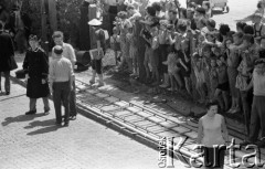 1959, Warszawa, Polska.
Plan zdjęciowy do filmu 