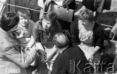 1959, Warszawa, Polska.
Plan zdjęciowy do filmu 