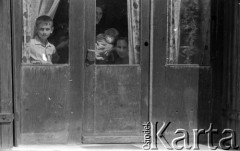 1959, Warszawa, Polska.
Okolica planu zdjęciowego do filmu 