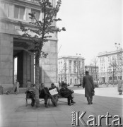 Lata 50., Warszawa, Polska.
Plac Konstytucji.
Fot. Irena Jarosińska, zbiory Ośrodka KARTA