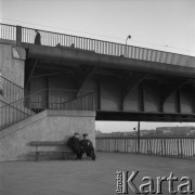Lata 50., Warszawa, Polska.
Most Śląsko-Dąbrowski.
Fot. Irena Jarosińska, zbiory Ośrodka KARTA
