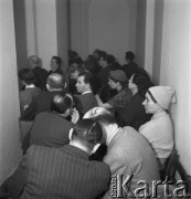 Kwiecień 1955, Warszawa, Polska.
Walny zjazd Stowarzyszenia Polskich Artystów Teatru i Filmu (SPATiF).
Fot. Irena Jarosińska, zbiory Ośrodka KARTA