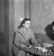 Kwiecień 1955, Warszawa, Polska.
Walny zjazd Stowarzyszenia Polskich Artystów Teatru i Filmu (SPATiF).
Fot. Irena Jarosińska, zbiory Ośrodka KARTA