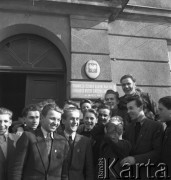 Lata 50., Warszawa, Polska.
Zasadnicza Szkoła Budowlana nr 2 Centralnego Urzędu Szkolenia Zawodowego.
Fot. Irena Jarosińska, zbiory Ośrodka KARTA