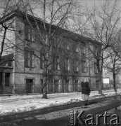 Lata 50., Warszawa, Polska.
Zasadnicza Szkoła Budowlana nr 2 Centralnego Urzędu Szkolenia Zawodowego.
Fot. Irena Jarosińska, zbiory Ośrodka KARTA
