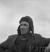 Lata 50., Polska.
Rolnik.
Fot. Irena Jarosińska, zbiory Ośrodka KARTA