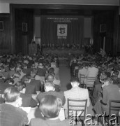 1956, Warszawa, Polska.
Zjazd Miczurinowców w Pałacu Kultury i Nauki.
Fot. Irena Jarosińska, zbiory Ośrodka KARTA