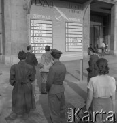 Lata 50., Warszawa, Polska.
Plac Konstytucji.
Fot. Irena Jarosińska, zbiory Ośrodka KARTA