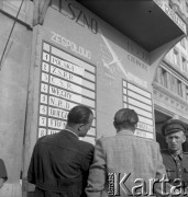 Lata 50., Warszawa, Polska.
Plac Konstytucji.
Fot. Irena Jarosińska, zbiory Ośrodka KARTA