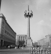 Lata 50., Warszawa, Polska.
Plac Konstytucji.
Fot. Irena Jarosińska, zbiory Ośrodka KARTA