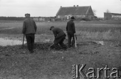 Lata 50., województwo olsztyńskie, Polska.
Wieś.
Fot. Irena Jarosińska, zbiory Ośrodka KARTA
