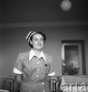 Lata 50., Polska.
Pielęgniarka.
Fot. Irena Jarosińska, zbiory Ośrodka KARTA