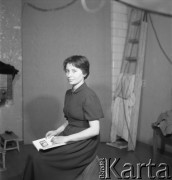 Lata 50., Polska.
Jadwiga Kukułka.
Fot. Irena Jarosińska, zbiory Ośrodka KARTA