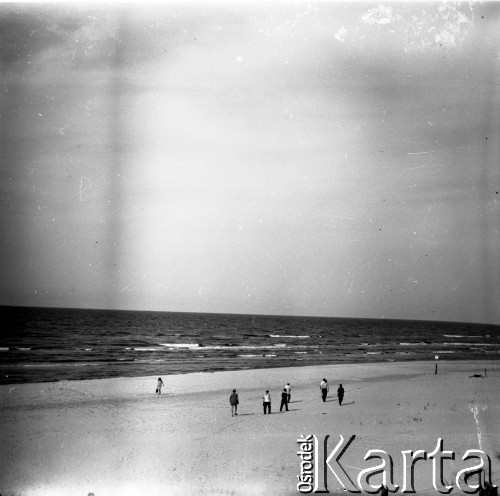 1959, Łeba, Polska.
Plan zdjęciowy do filmu 