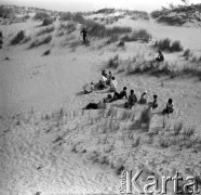 1959, Łeba, Polska.
Plan zdjęciowy do filmu 