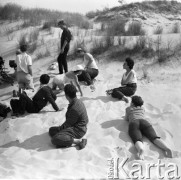 1959, Łeba, Polska.
Plan zdjęciowy do filmu 