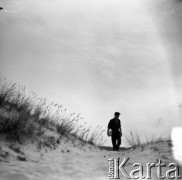 1959, Łeba, Polska.
Plan zdjęciowy do filmu 