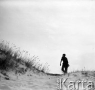 1959, Łeba, Polska.
Plan zdjęciowy do filmu 