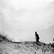 1959, Łeba, Polska.
Plan zdjęciowy do filmu 