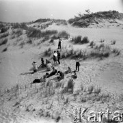 1959, Łeba, Polska.
Plan zdjęciowy do filmu 