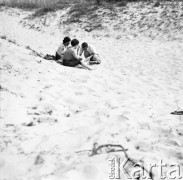 1959, Łeba, Polska.
Plan zdjęciowy do filmu 