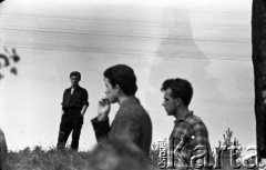 1959, Łeba, Polska.
Plan zdjęciowy do filmu 