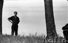 1959, Łeba, Polska.
Plan zdjęciowy do filmu 