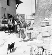 1958, Kazimierz Dolny, Polska.
Plan zdjęciowy filmu 