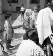 1958, Kazimierz Dolny, Polska.
Plan zdjęciowy filmu 