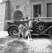 1958, Kazimierz Dolny, Polska.
Plan zdjęciowy filmu 