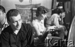 1959, Warszawa, Polska.
Plan zdjęciowy do filmu 