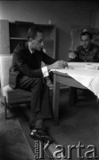 1959, Warszawa, Polska.
Plan zdjęciowy do filmu 