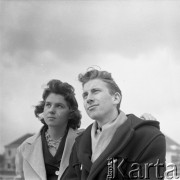 1960, Warszawa, Polska.
Para.
Fot. Irena Jarosińska, zbiory Ośrodka KARTA