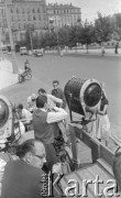 1959, Warszawa, Polska.
Plan zdjęciowy filmu 